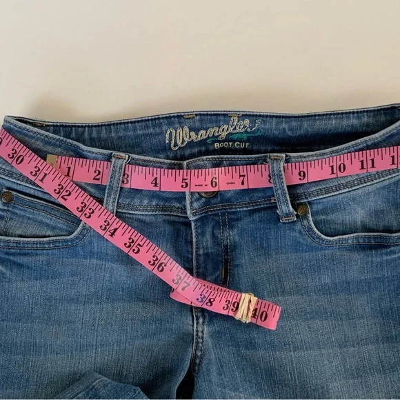 Wrangler Stretchy Bootcut Denim Jeans Medium blue - Picture 6 of 7